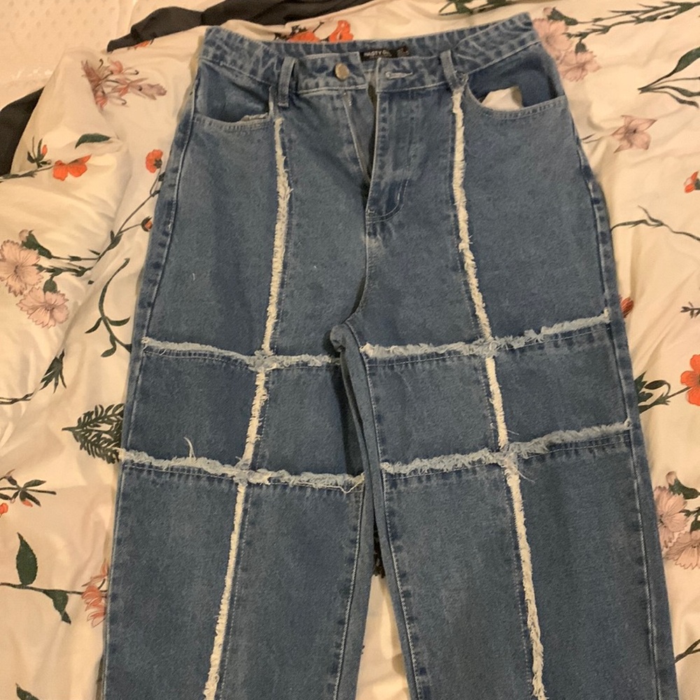 NEW WITH TAGS NEVER WORN Nasty Gal straight leg Jeans
